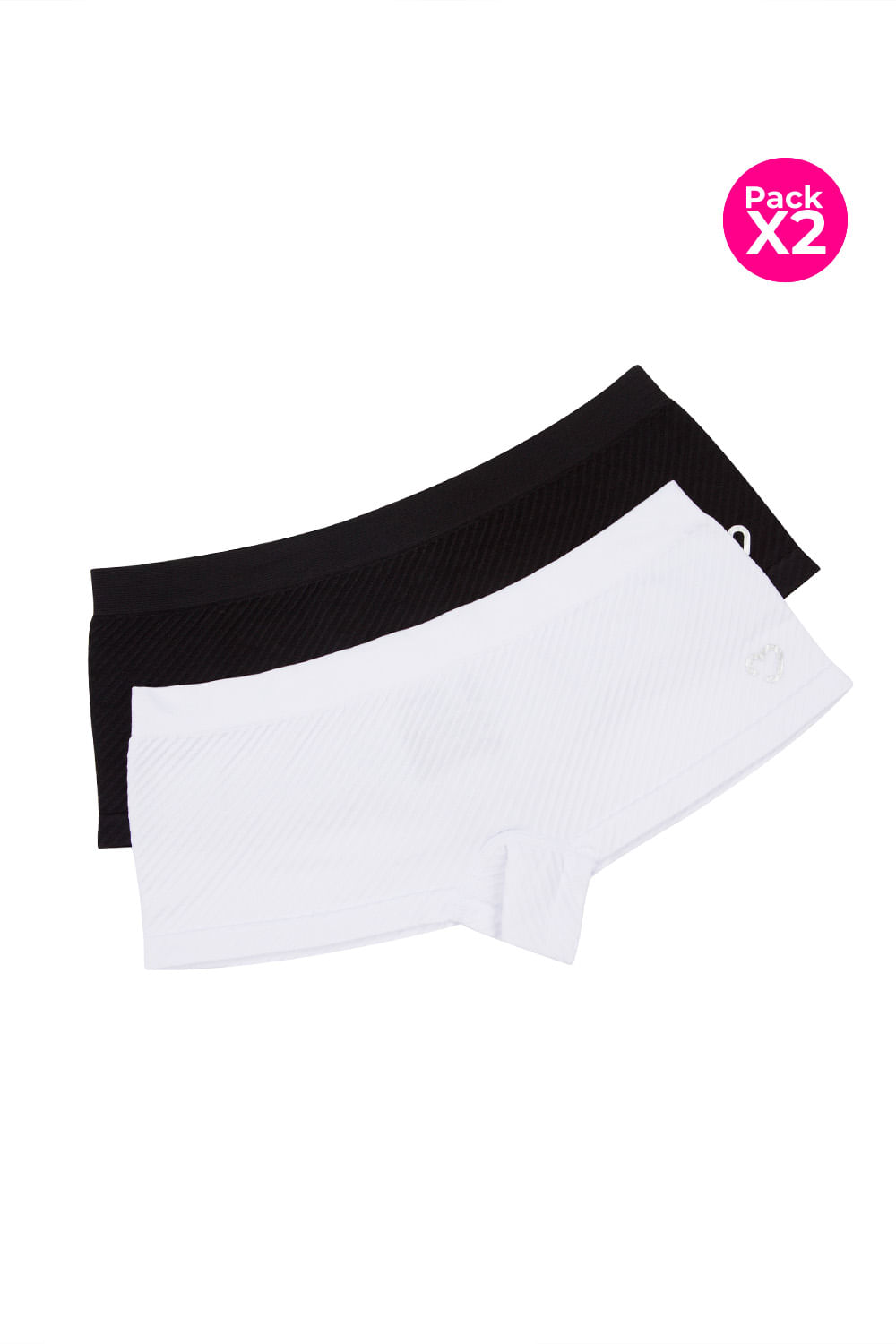 Panty bóxer seamless paquete x2