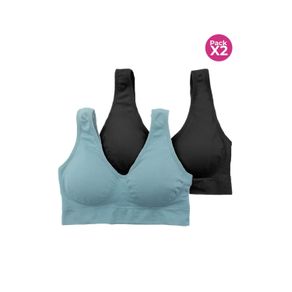 Top con copas seamless teen paquete x2