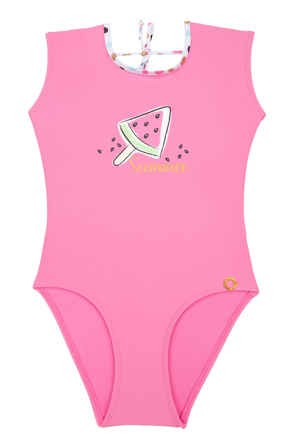 Vestido de baño entero para niña