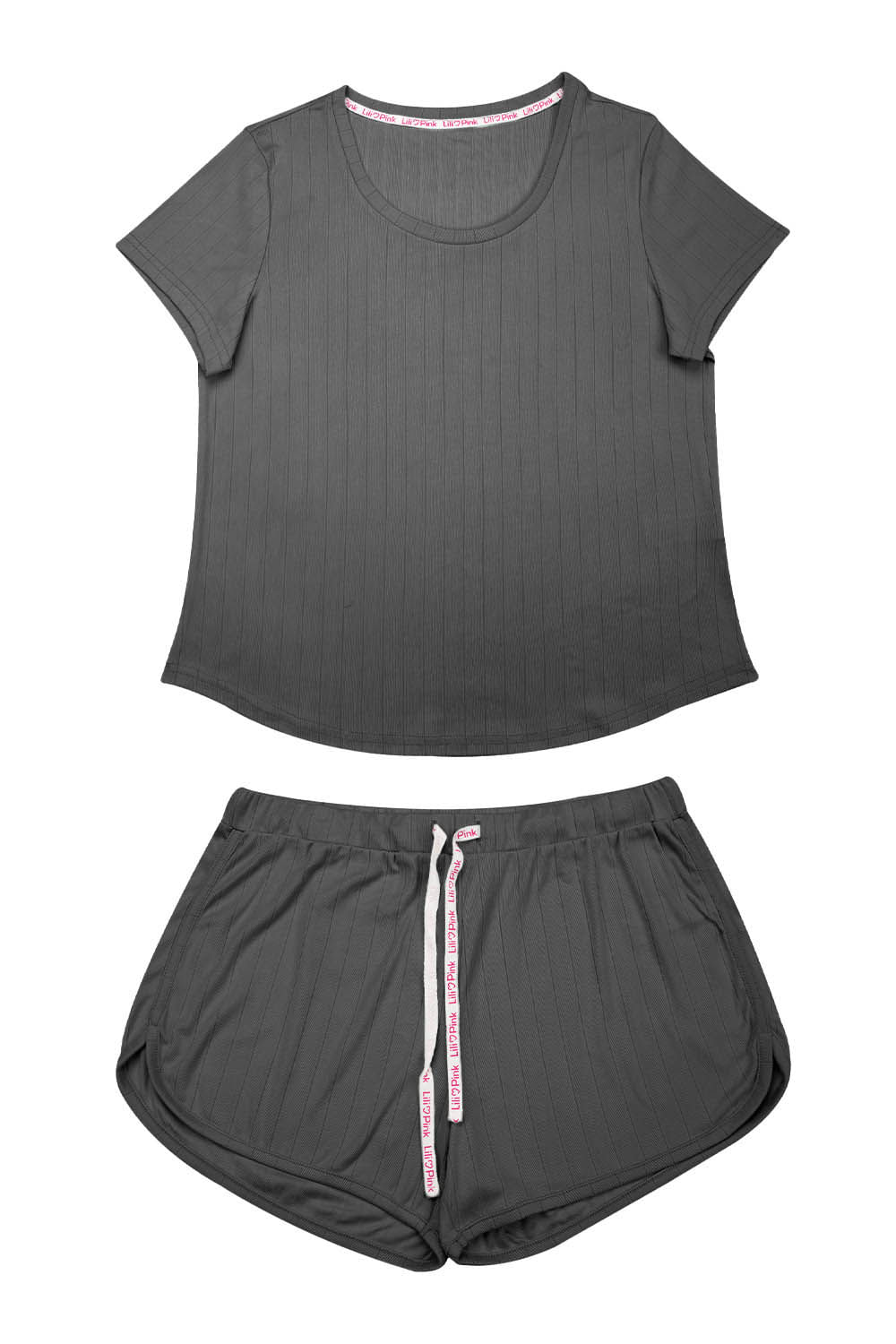 Conjunto pijama con camiseta con manga corta