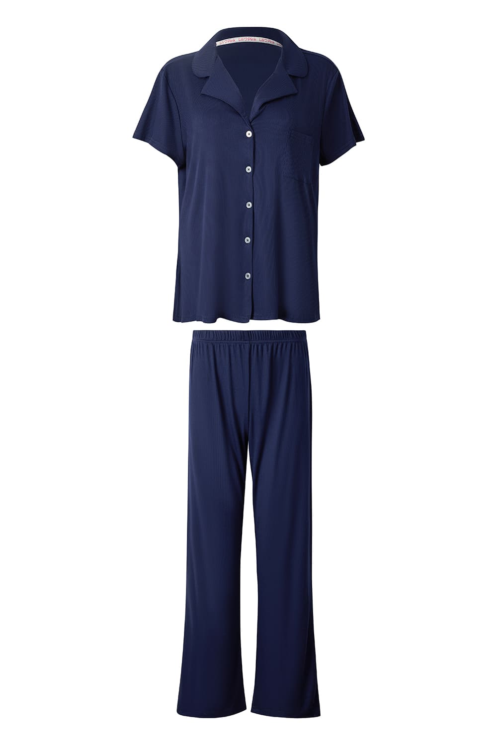 Conjunto de pijama camisa con pantalón largo
