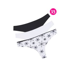 Brasilera invisible paquete x3 en microfibra