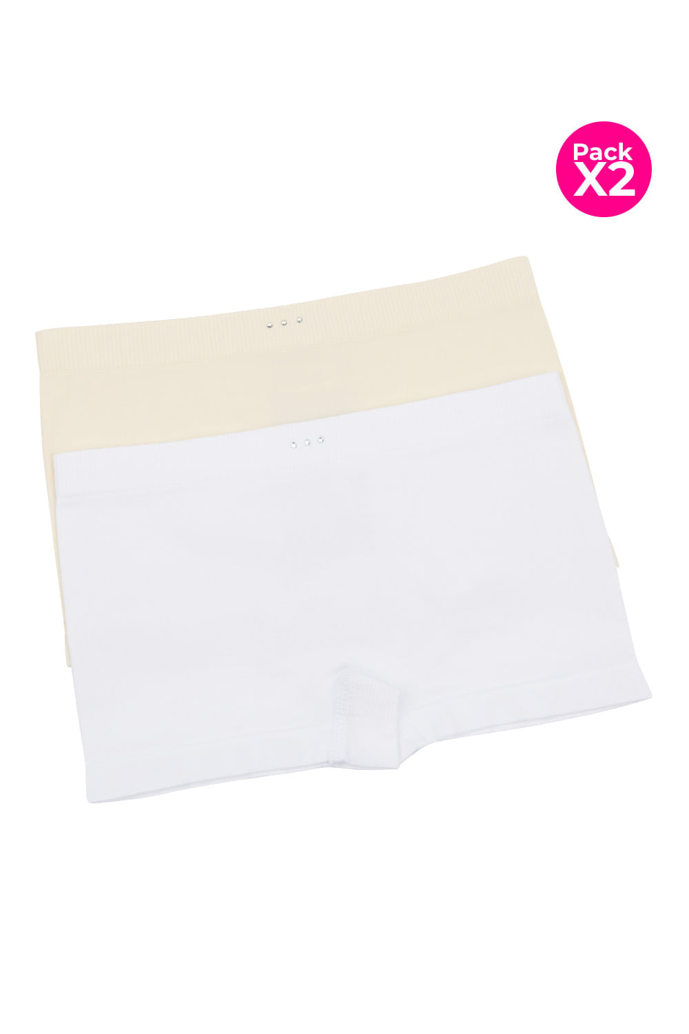 Panty tipo bóxer seamless x2 unidades
