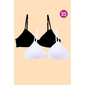 Brasier para adolecentes en algodón paquete x2