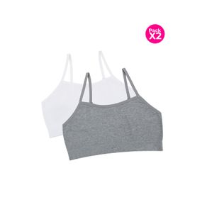 Top para niñas paq x2 tipo seamless