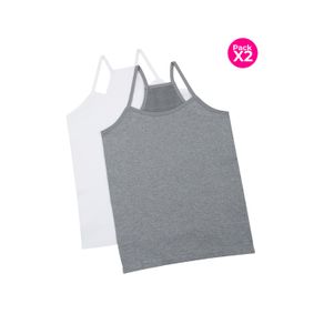 Paqueteria x2 en camiseta de tiras para niña