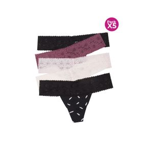 PAQUETE X5 BRASILERA INVISIBLE EN MICROFIBRA