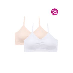 Top junior tipo seamless paquete x2