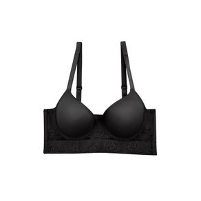 Brasier copa 3/4 en microfibra y encaje