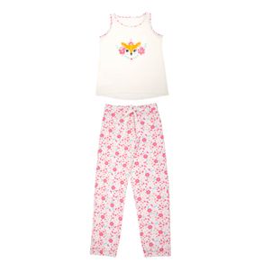 Conjunto pijama de 2 piezas en algodón juvenil