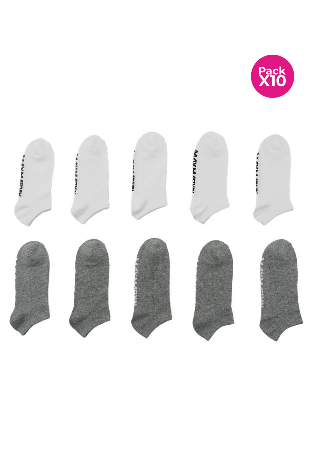 Medias para hombre tipo talonera x10 und