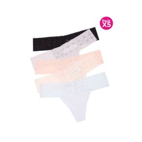 Panty tipo brasilera invisible microfibra paquete x5