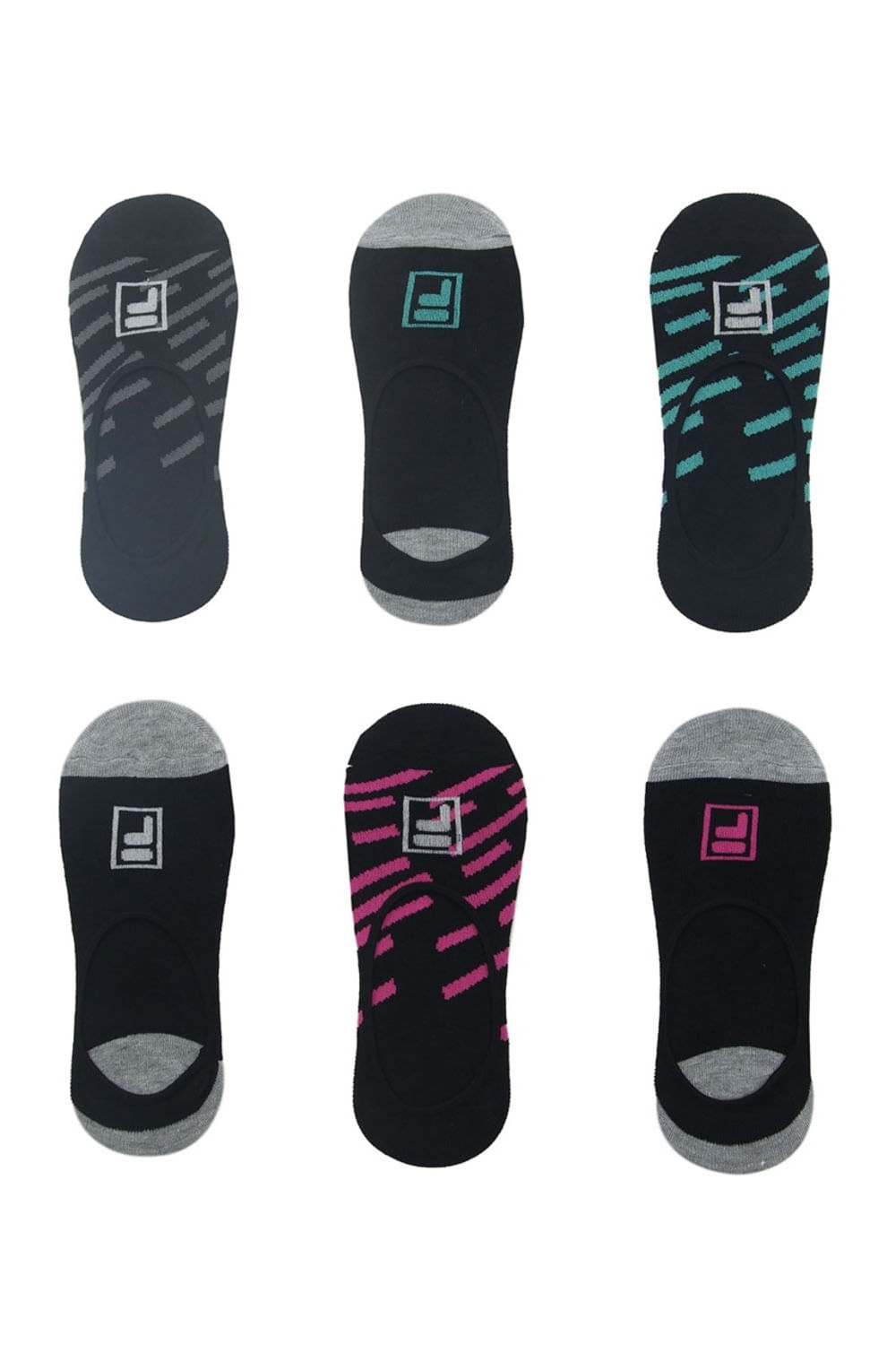 Medias para mujer baleta x6 marca fila