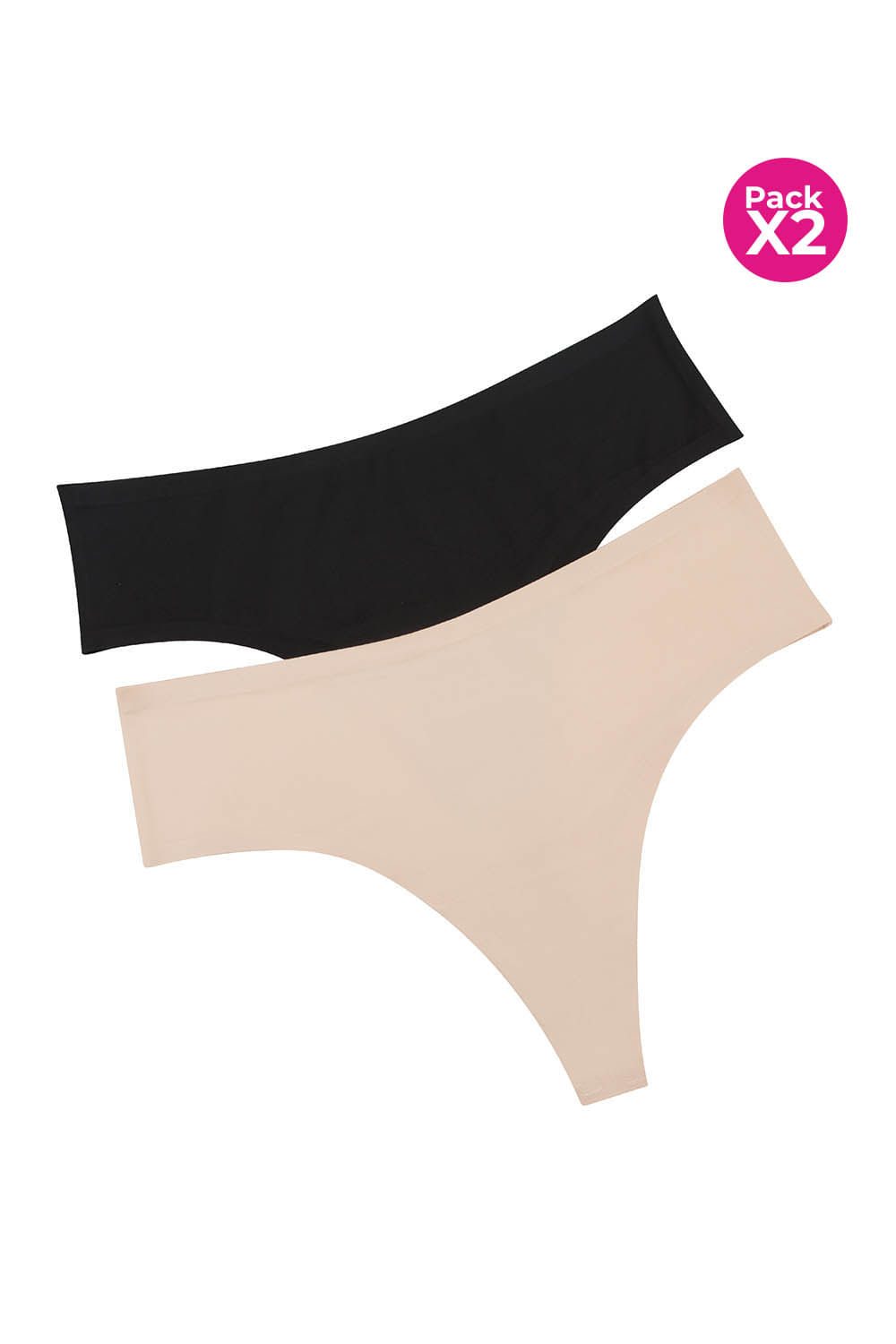 Brasilera confeccionada en microfibra paquete x2