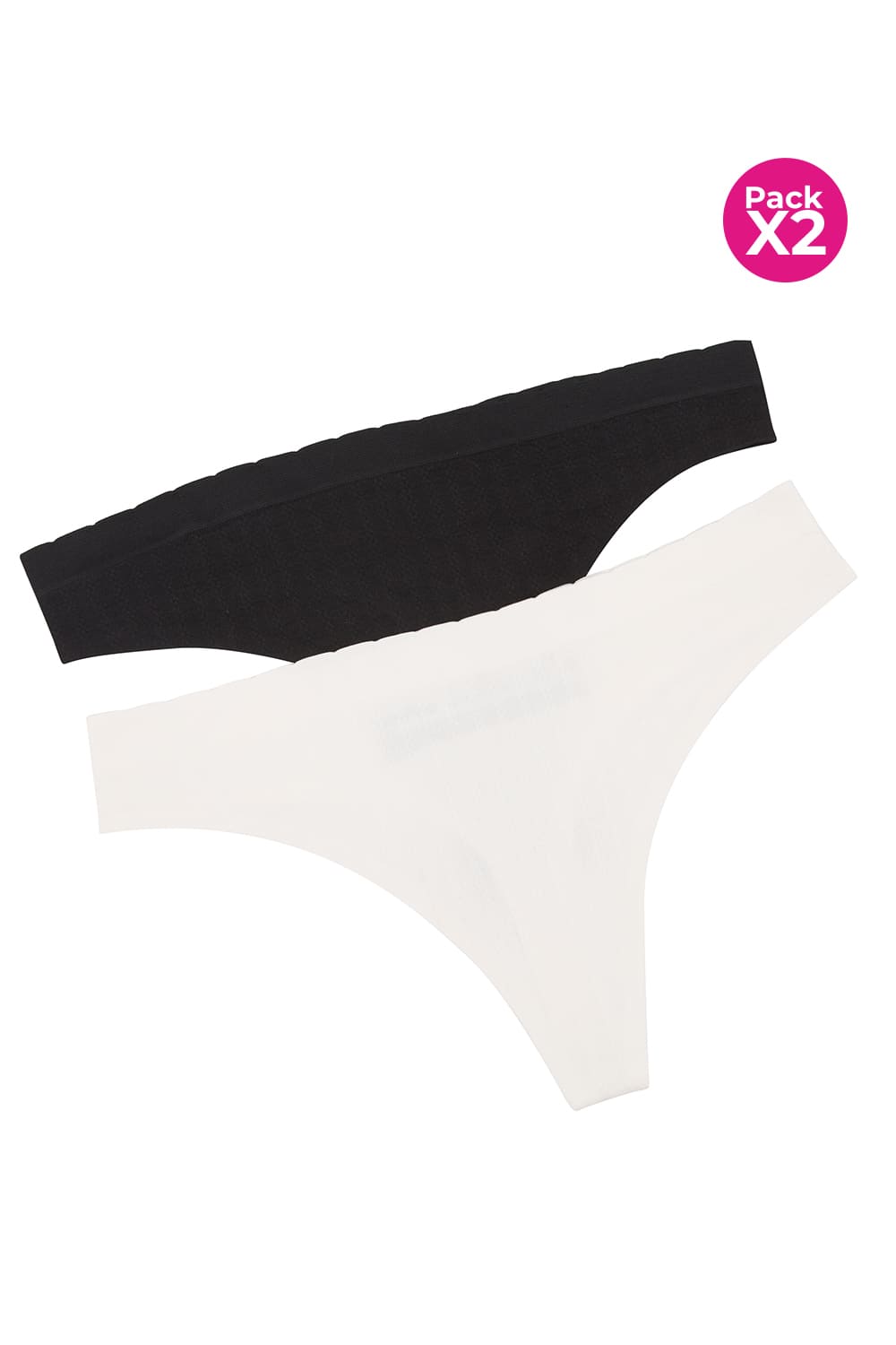 Brasilera paquete x2 sin costuras