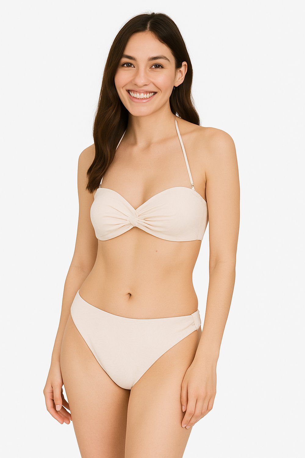 Vestido de baño de 2 piezas en microfibra