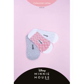 Paquetería x3 medias tipo baleta algodón niñas disney