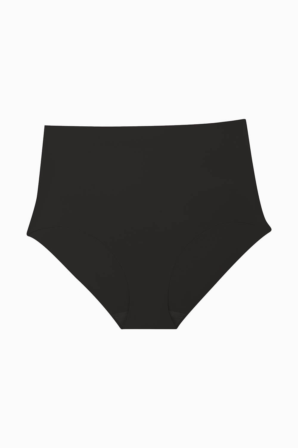 Panty clasico talle alto corte láser en microfibra