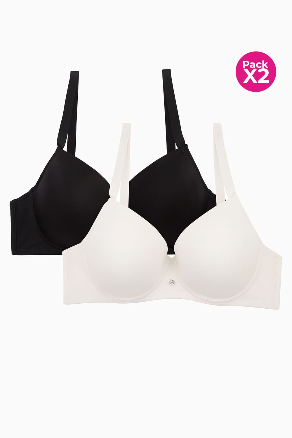 Brasier copa "c" paquete x2 en microfibra