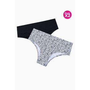 Hipster paquete x2 sin costuras en microfibra