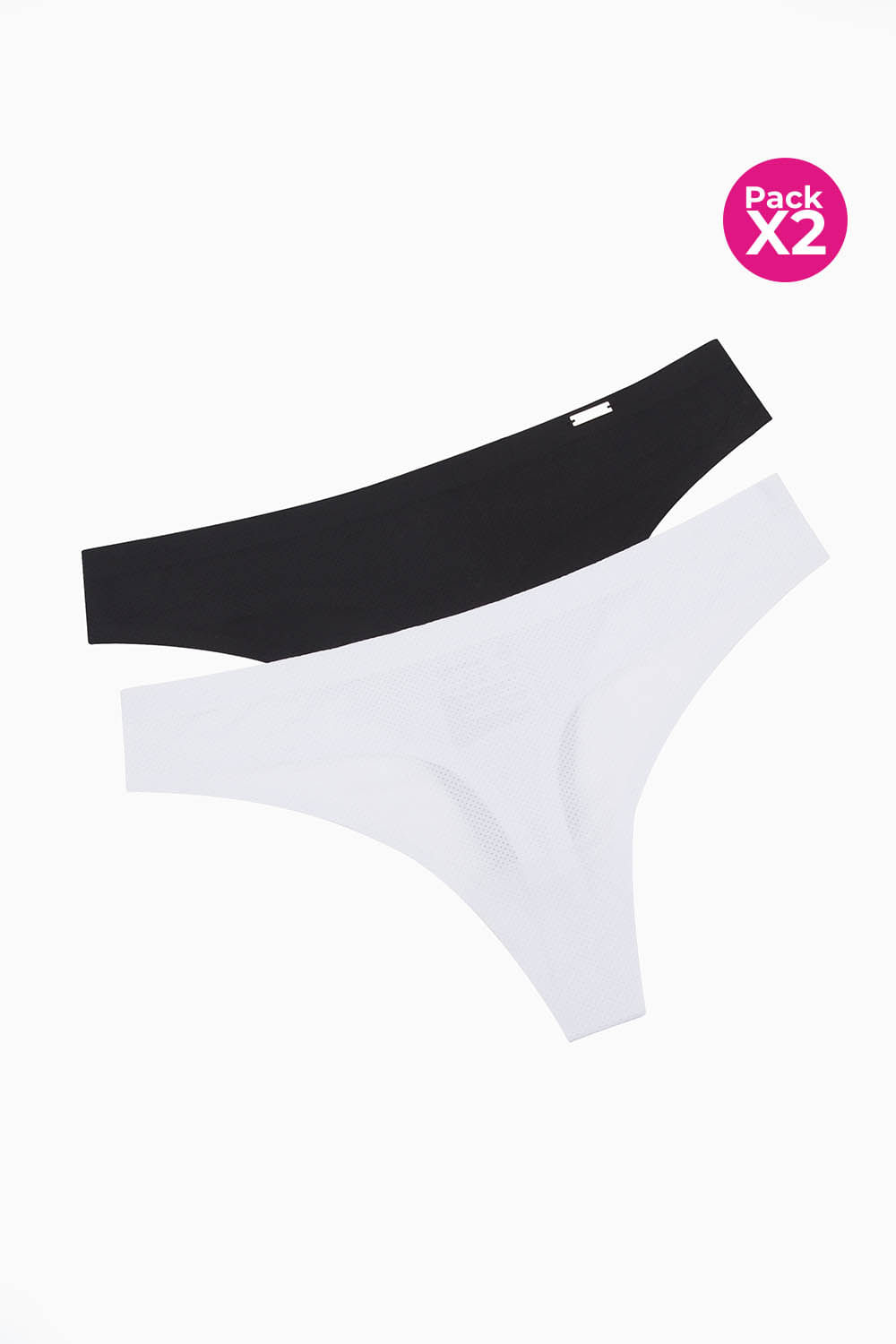 Panty brasilera paquete x2 confeccionado en microfibra