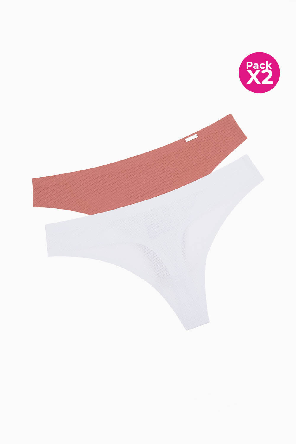 Panty brasilera paquete x2 confeccionado en microfibra