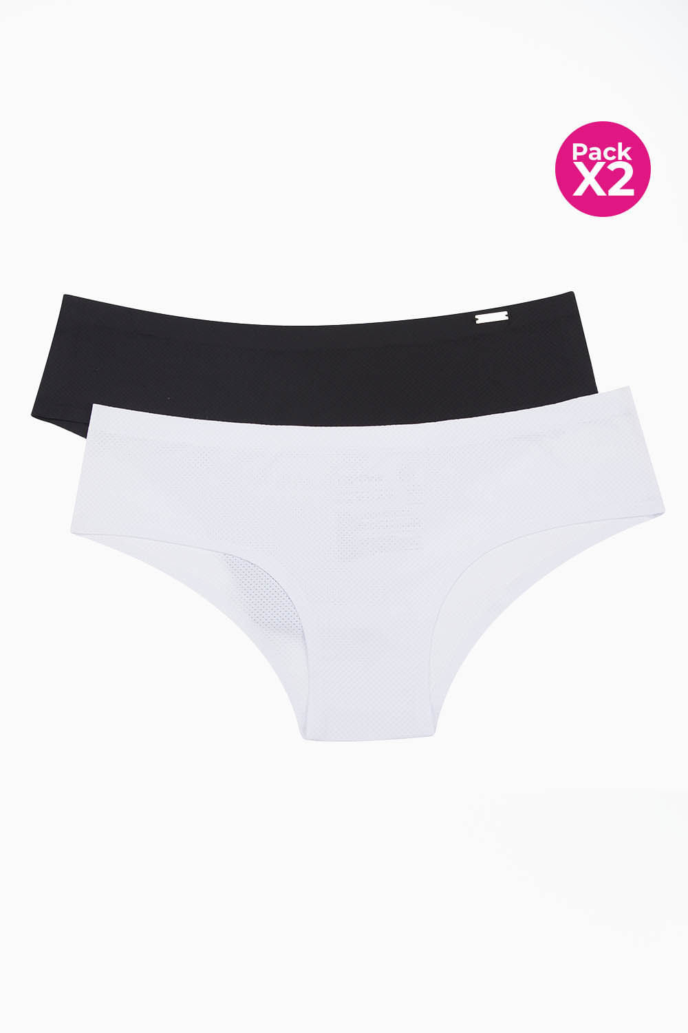 Panty hipster paquete x2 confeccionado en microfibra