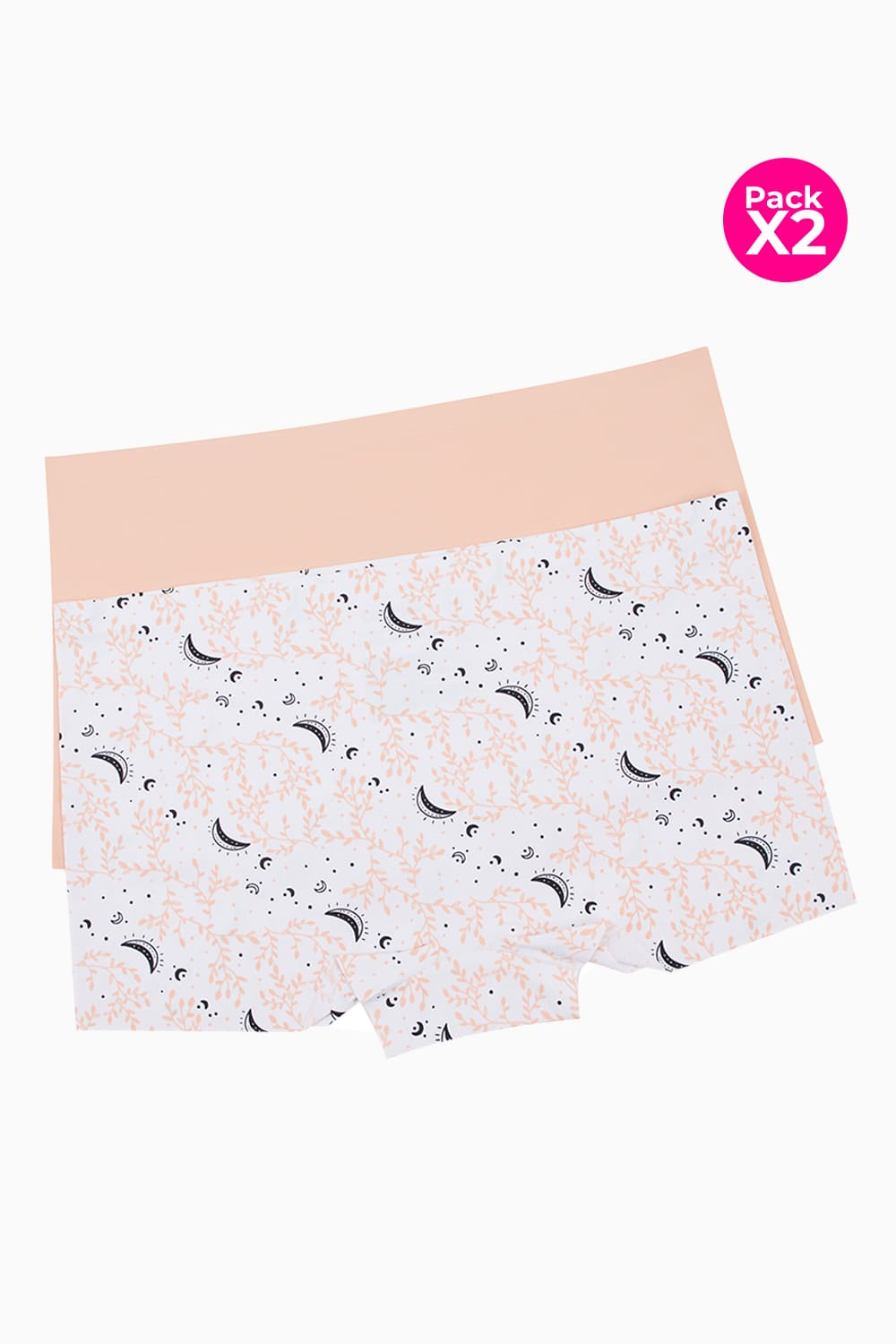 Boxer en corte laser y microfibra paquete x2