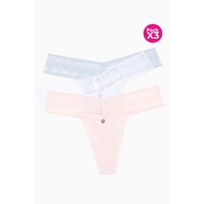 Paquete x3 panty tipo brasilera en algodón