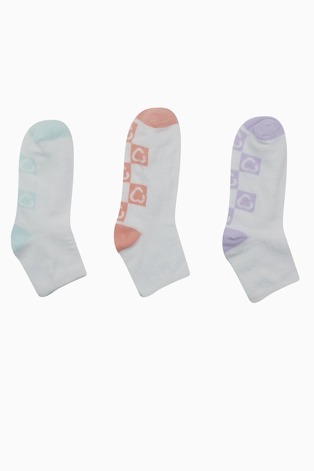 Medias tobillera para dama x3 unidades en algodón