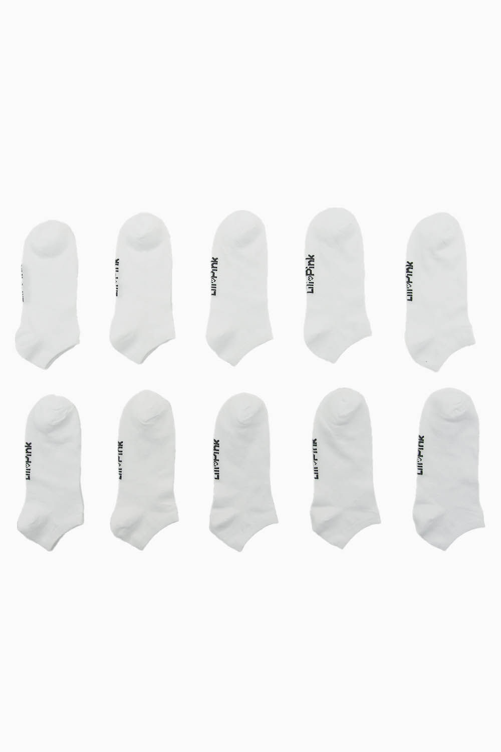 Medias mujer en poliester paquete x10