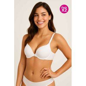 Brasier paquete x2 confeccionado en microfibra