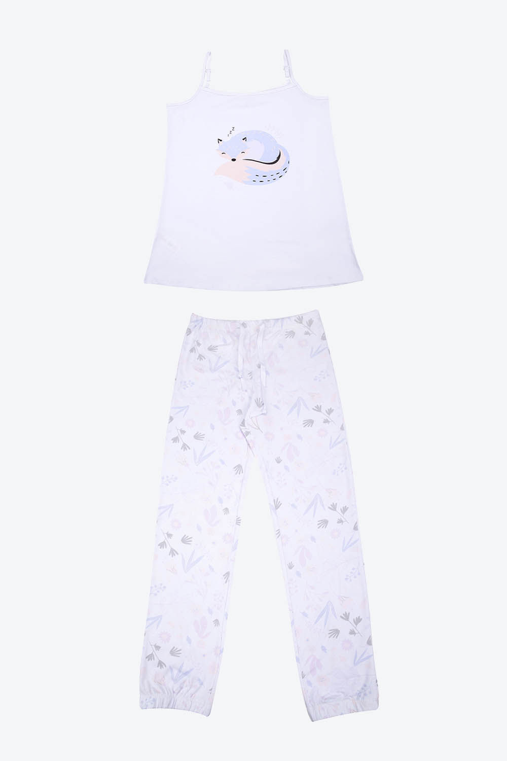 Conjunto pijama para niñas de 2 piezas en algodón