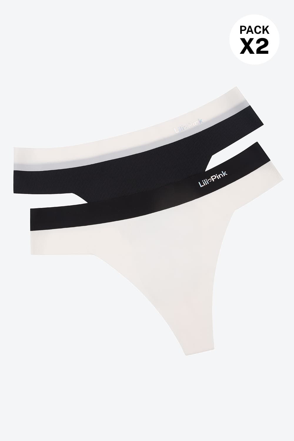 Panty brasilera paquete x2 confeccionado en microfibra