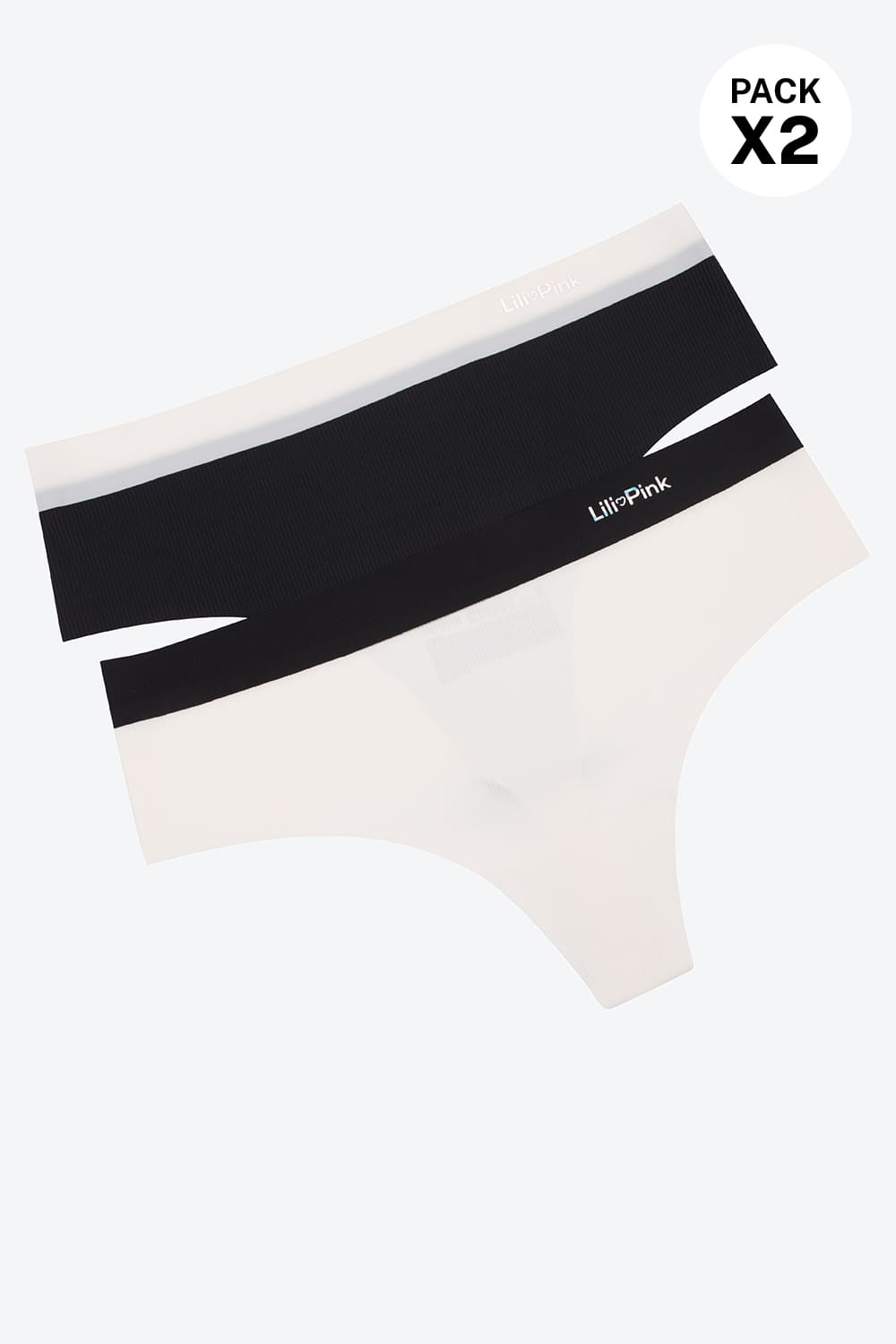 Panty brasilera x2 unidades confeccionado en microfibra