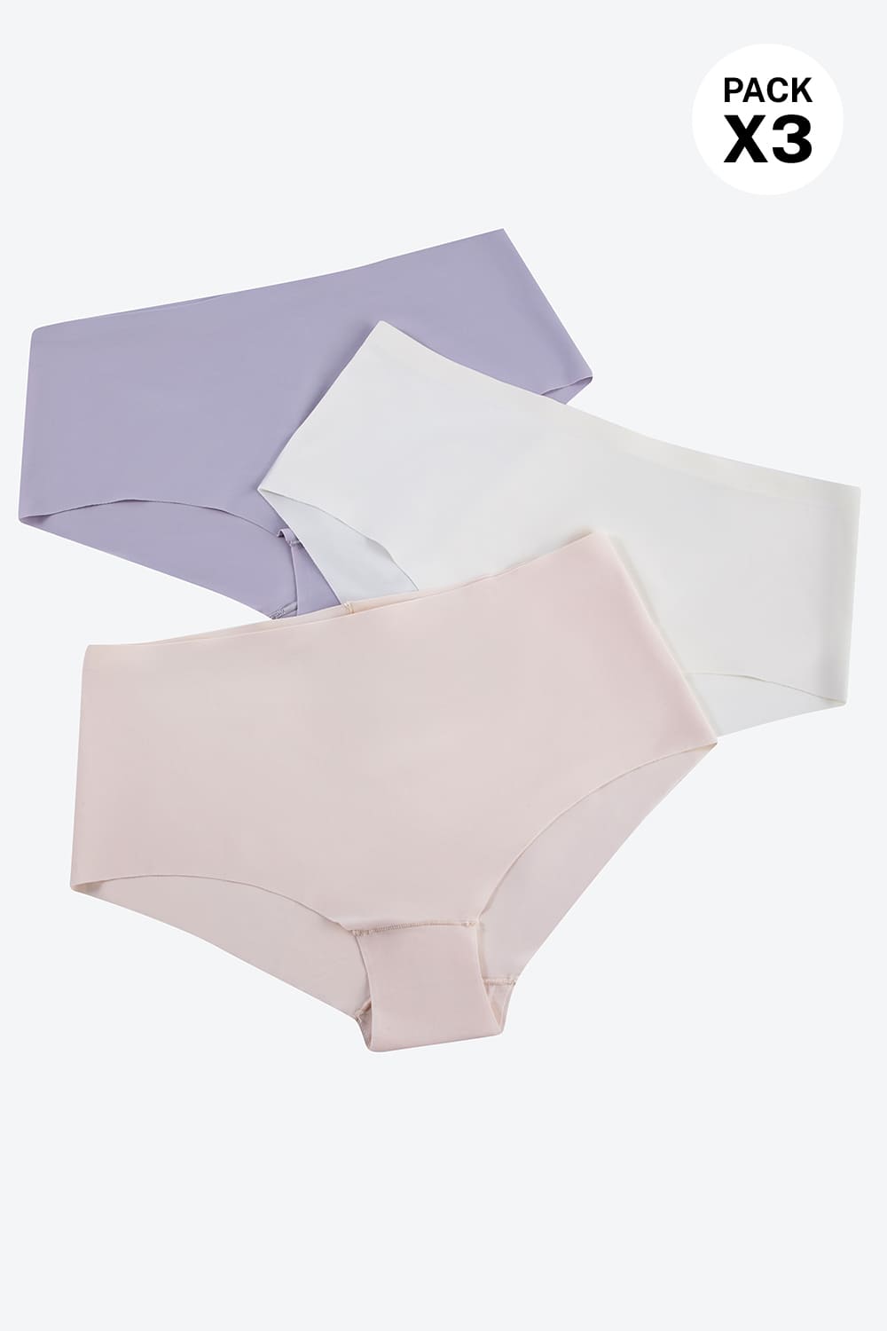 Hipster paquete x3 confeccionado en microfibra