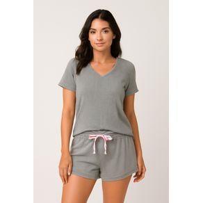 Conjunto de pijama con camiseta clásica