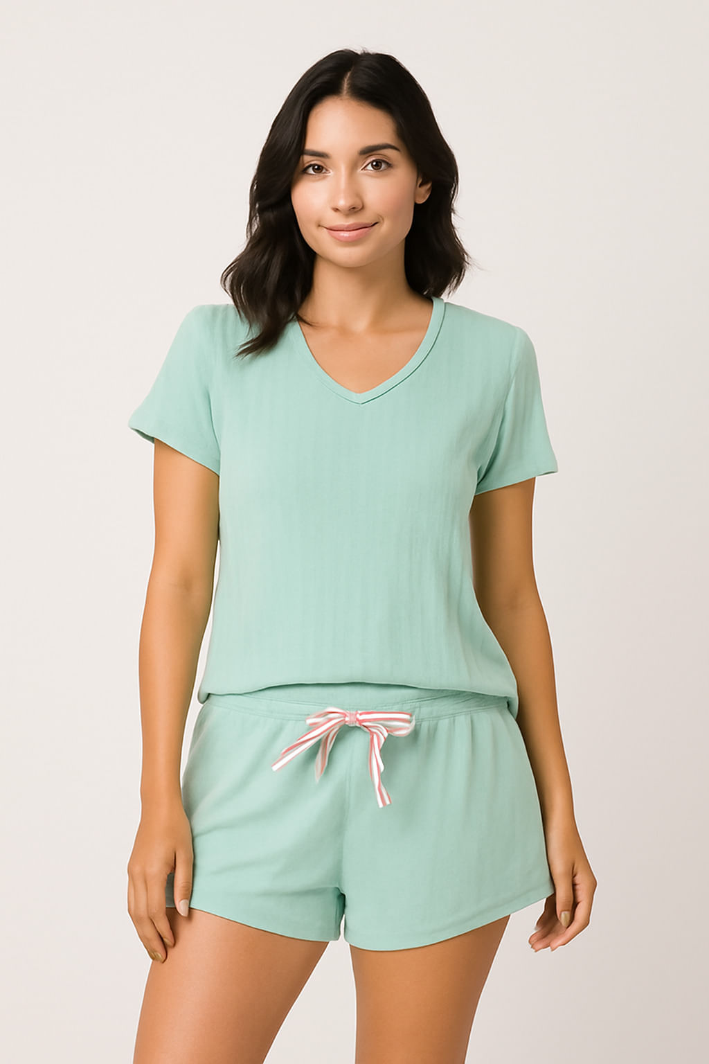 Conjunto de pijama con camiseta clásica