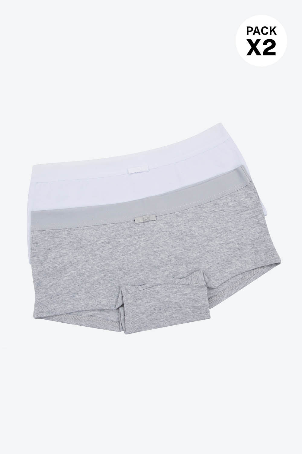Boxer para niña paquete x2 en algodón sueve