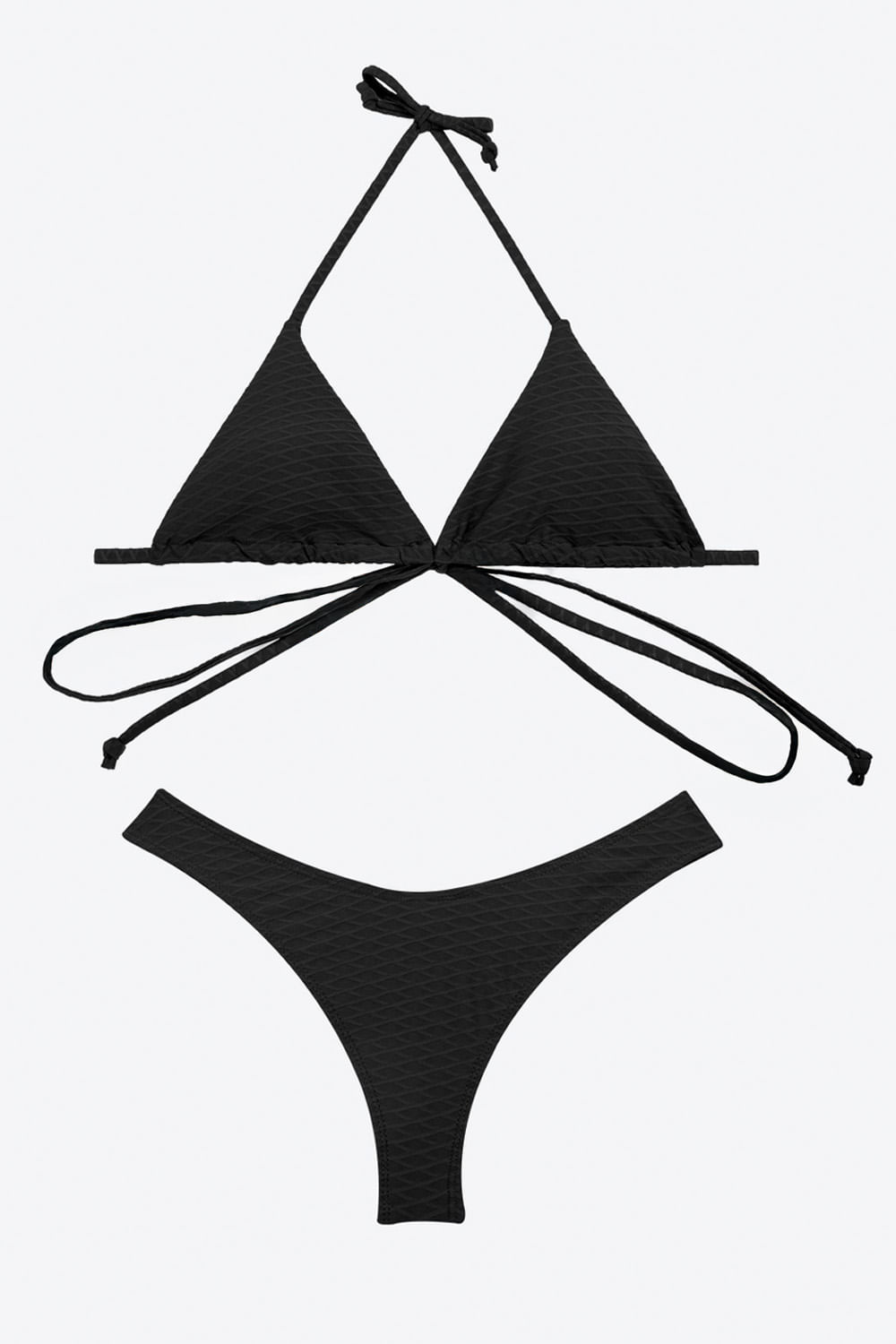 Vestido de baño tipo bikini en microfibra