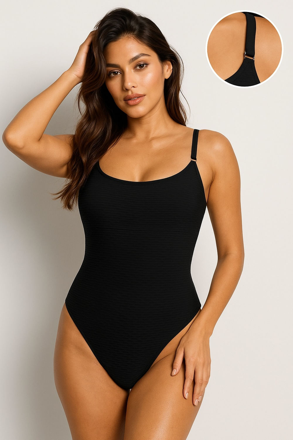 Vestido de baño entero confecccionado en microfibra