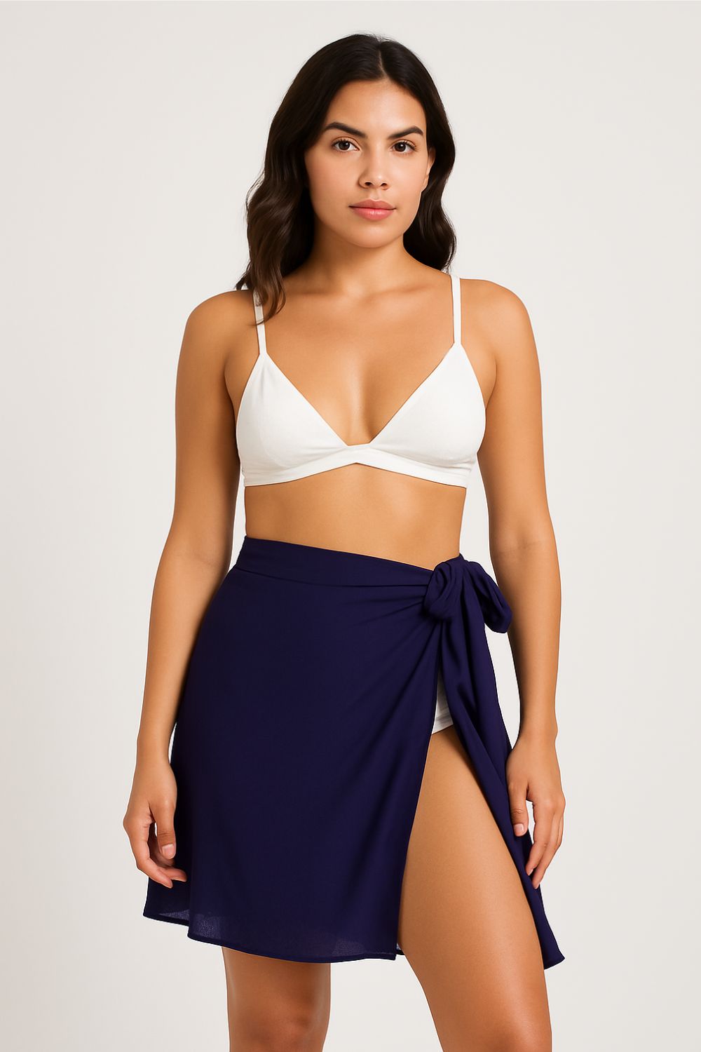 Salida de baño tipo pareo en malla