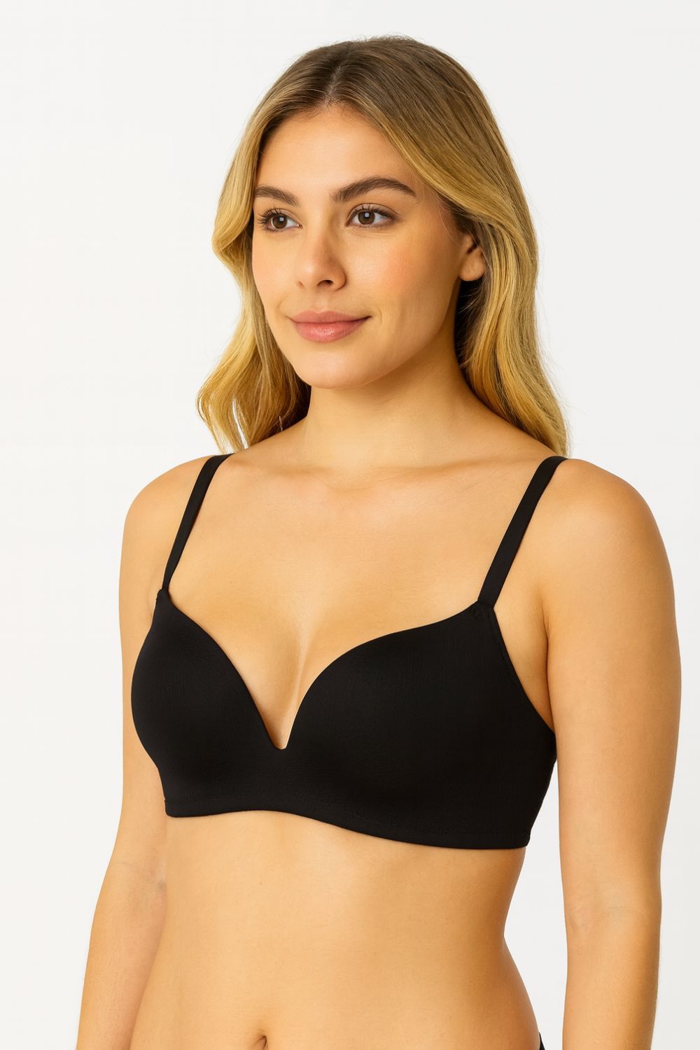 Brasier sin aro triangular en microfibra