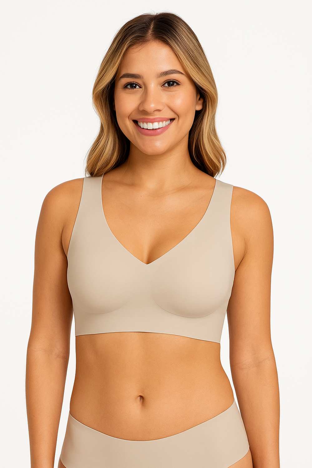 Top de tirantes amplios en microfibra