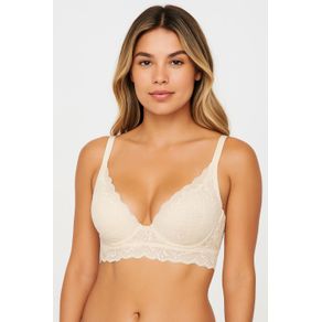 Brasier copa "b" en encaje con tiras ajustables
