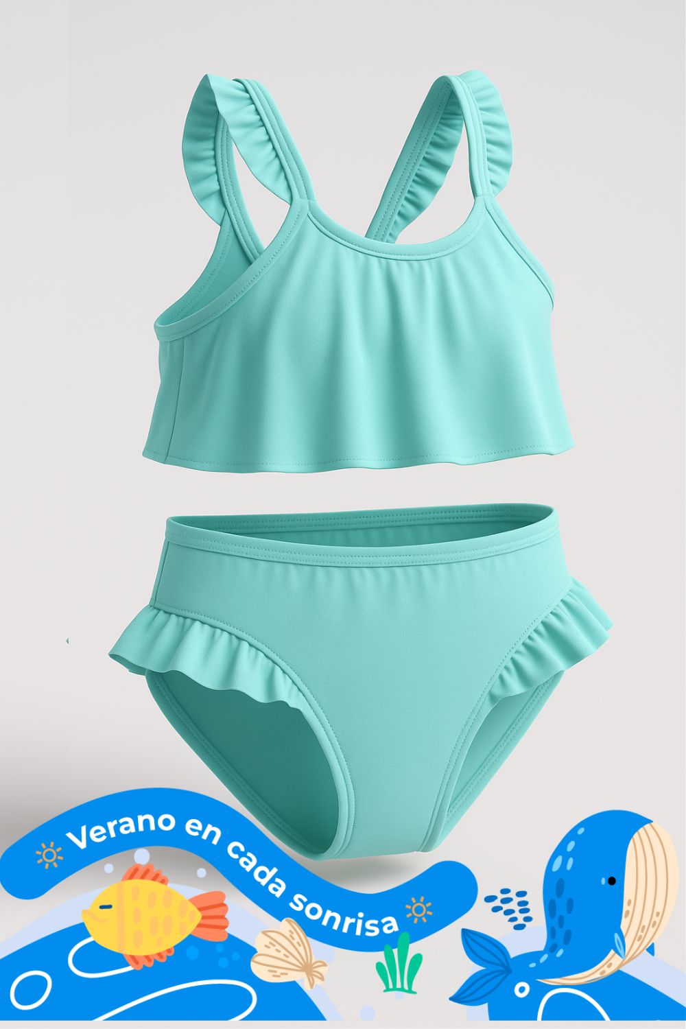 Vestido de baño de 2 piezas junior