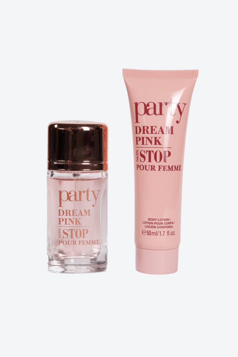 Set perfume 30ml + crema corporal 50ml party dream pink
