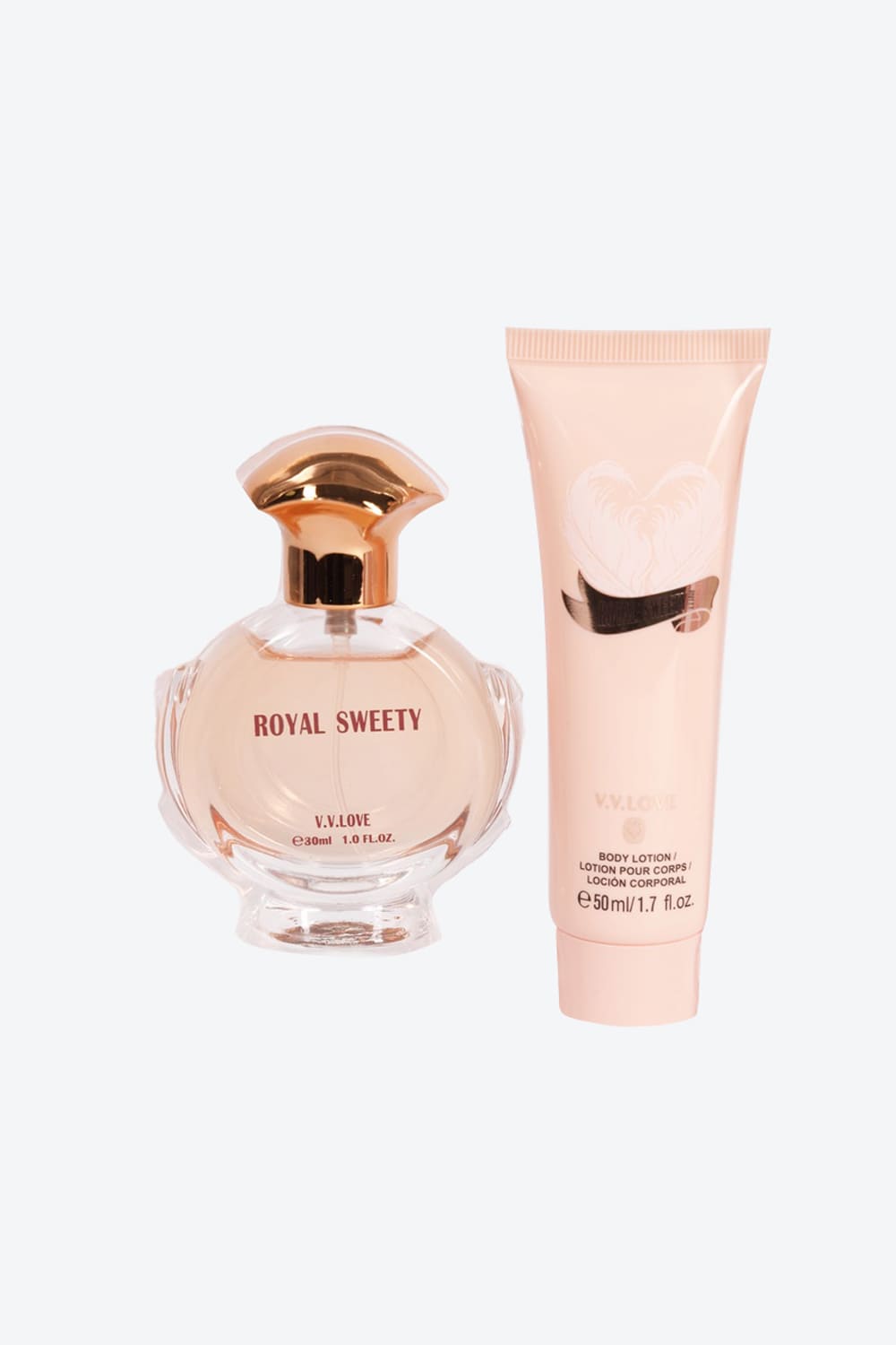 Set perfume 30ml + crema corporal 50ml royal sweety