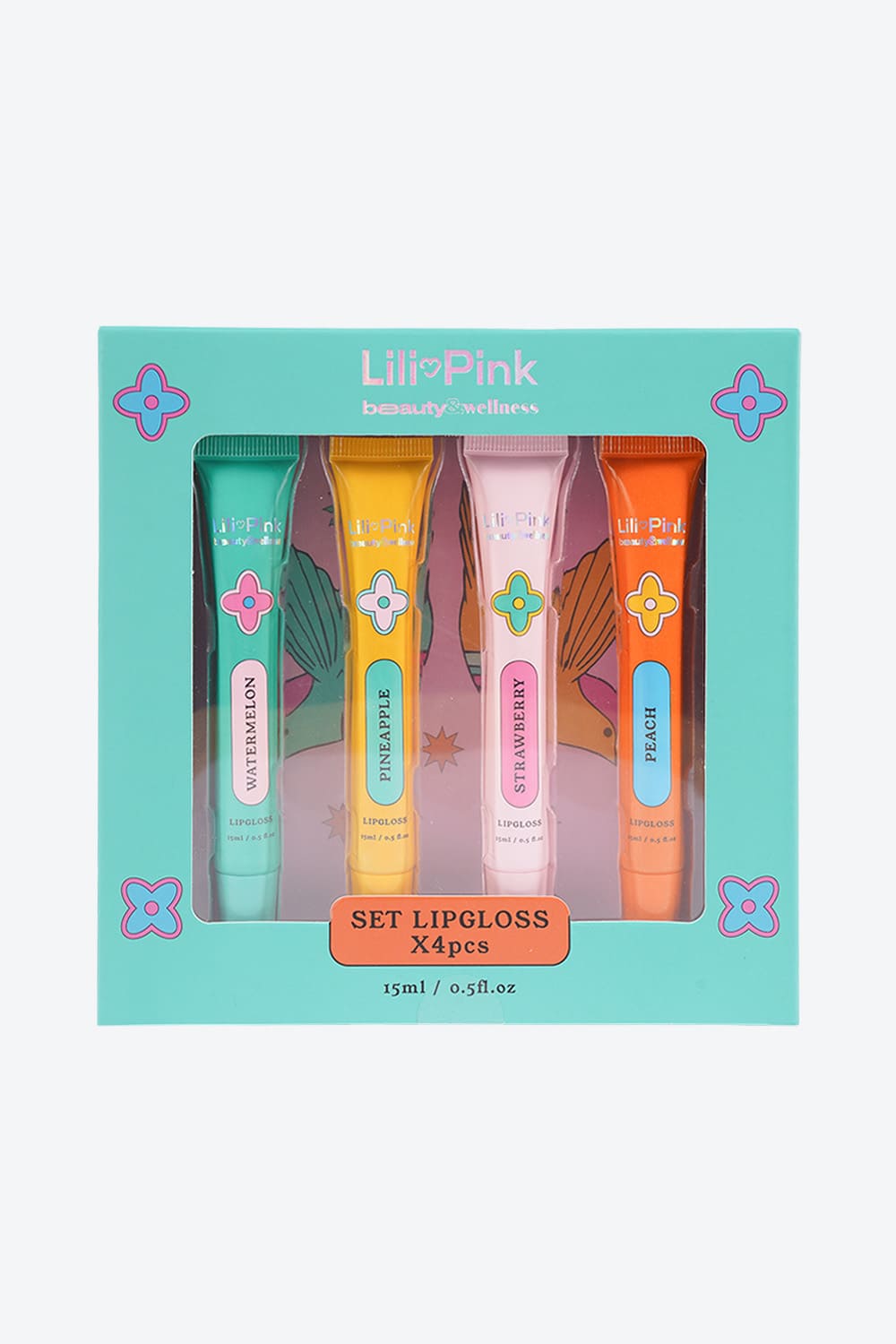 Set lip gloss colibrí x4 15ml