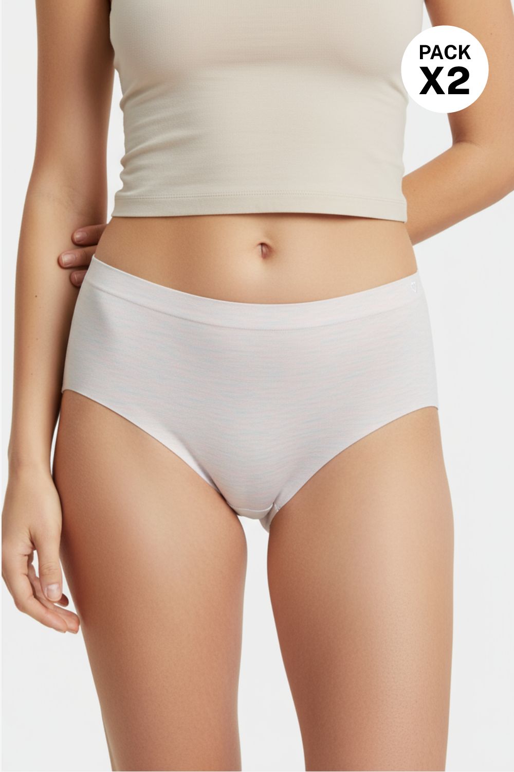 Hípster tipo seamless en corte láser paquete x2